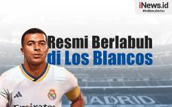 Infografis Kylian Mbappe Resmi Gabung Real Madrid