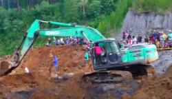 Bruuk! Tebing 100 Meter di Lumajang Longsor Timbun 4 Penambang Pasir dan 2 Truk