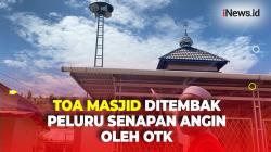 Diberondong Peluru Senapan Angin oleh Orang Tak Dikenal, Toa Masjid di Lubuklinggau Rusak Parah