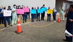 Puluhan Nakes di RSKD Duren Sawit Gelar Aksi Dugaan Manipulasi Dana Remunerasi