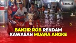 Air Laut Pasang, 11 RT di Kawasan Muara Angke Jakarta Utara Terendam Banjir Rob