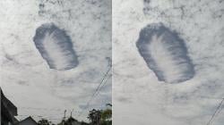 Viral Fenomena Awan Berlubang di Langit Jember, Netizen Kaitkan dengan HAARP<