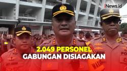 Jelang Laga Timnas Indonesia Vs Irak, 2.049 Personel Gabungan Disiagakan