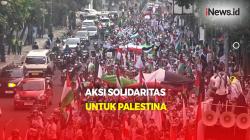 Kecam Genosida Israel terhadap Palestina, Ribuan Massa di Bandung Turun ke Jalan
