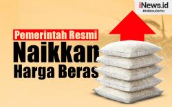 Infografis Pemerintah Resmi Naikkan Harga Beras