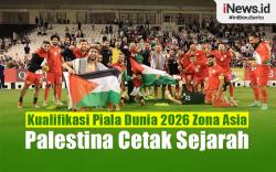 Infografis Palestina Cetak Sejarah Lolos ke Putaran 3 Kualifikasi Piala Dunia 2026