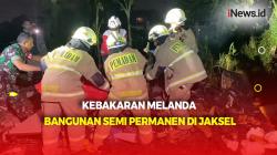 Kebakaran Bangunan Semi Permanen di Jakarta Selatan, Penghuni Tewas Terpanggang