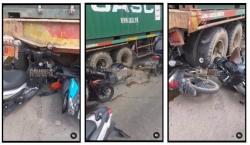 Viral Truk Kontainer Gagal Nanjak Lindas 7 Motor, Wahai Pemotor Perhatikan 4 Titik Buta