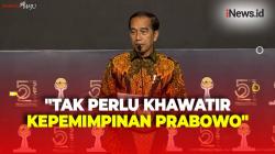 Di Depan Pengusaha Jokowi Katakan Tak Perlu Khawatir dengan Kepemimpinan Prabowo