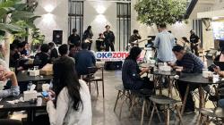 Kolaborasi Music Zone by Okezone Radio dan Celebrities Radio Pecah Perdana di Double V Coffee & Eatery Rawamangun