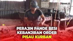 Jelang Iduladha, Perajin Pande Besi di Aceh Kebanjiran Order Pisau Kurban