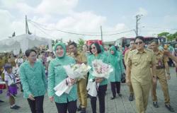 Bupati Giri Prasta Dampingi Ketum TP-PKK Pusat Kunker di Kabupaten Badung<