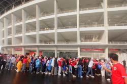 Timnas Indonesia vs Filipina, Ribuan Suporter Berdatangan ke Stadion GBK