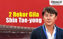 Infografis 2 Rekor Gila Shin Tae-yong