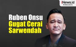 Infografis Ruben Onsu Gugat Cerai Sarwendah sejak 11 Juni