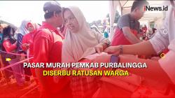 Antusiasme Warga Serbu Pembagian Beras dan Ikan Lele Gratis di Purbalingga