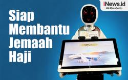 Infografis Robot Canggih Siap Bantu Jemaah Haji di Masjidil Haram