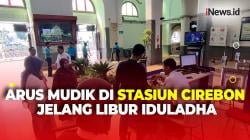 Jelang Libur Iduladha,  Arus Mudik di Stasiun Cirebon Dipadati 7.000 Penumpang