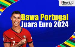 Infografis Cristiano Ronaldo Ingin Bawa Portugal Juara Euro 2024