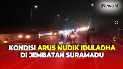 Libur Iduladha, Begini Kondisi Arus Mudik di Jembatan Suramadu