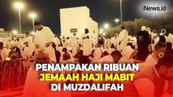 Penampakan Ribuan Jemaah Haji dari Berbagai Negara saat Mabit di Muzdalifah