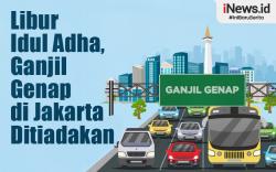 Infografis Libur Idul Adha, Aturan Ganjil Genap di Jakarta Ditiadakan