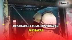 4 Rumah Kontrakan di Ciracas Terbakar,  Diduga karena Kebocoran Gas