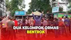Dipicu Peristiwa Pembacokan, Dua Kelompok Ormas Bentrok di Pasar Minggu