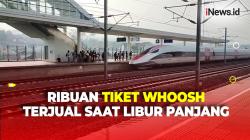 Penumpang Whoosh Melonjak saat Momen Libur Panjang Iduladha, Ribuan Tiket Habis Terjual