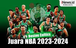 Infografis Boston Celtics Juara NBA 2023-2024