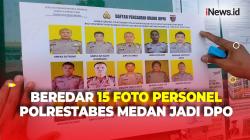 Heboh Beredar Foto 15 Personel Polrestabes Medan Jadi DPO, Begini Faktanya