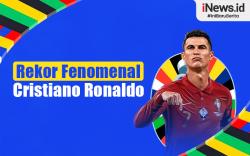 Infografis Cristiano Ronaldo Ukir Rekor Fenomenal