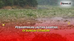 Begini Penampakan Lautan Sampah di Sungai Citarum yang Kini Jadi Destinasi Wisata Baru 