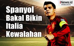 Infografis Alvaro Morata Yakin Spanyol Bisa Bikin Italia Kewalahan