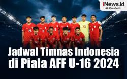 Infografis Jadwal Lengkap Timnas Indonesia di Piala AFF U-16 2024