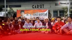 Jokowi  Ulang Tahun, Relawan di Jawa Barat Gelar Doa Bersama dan Potong Tumpeng 
