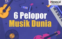 Infografis Deretan 6 Pelopor Musik Dunia