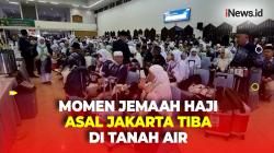 Tiba di Tanah Air, 392 Jemaah Haji Kloter Pertama Asal Jakarta Sujud Syukur