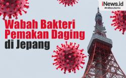 Infografis Heboh! Wabah Bakteri Pemakan Daging di Jepang