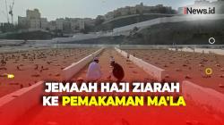 Jemaah Haji Indonesia Sempatkan Ziarah ke Pemakaman Ma'la