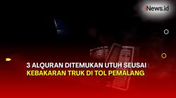 MasyaAllah! Alquran Ditemukan Utuh saat Kebakaran Truk Ekspedisi di Tol Pemalang