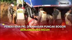 Penertiban PKL di Kawasan Puncak Bogor Berlangsung Ricuh, Pedagang Menolak Digusur