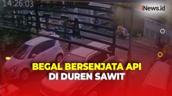 Terekam CCTV, Begal Bersenpi dan Sajam Beraksi Siang Bolong di Duren Sawit