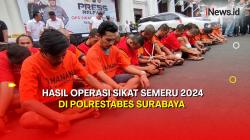 Hasil Operasi Sikat Semeru 2024, Polrestabes Surabaya Tangkap 141 Tersangka Curanmor 