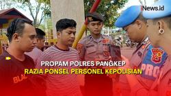 Buntut Kasus Judi Online, Propam Polres Pangkep Razia Ponsel Anggota Polri 