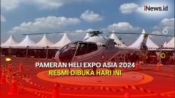 Pameran Heli Expo Asia 2024 Resmi Dibuka, Diikuti 30 Peserta Mancanegara