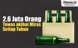 Infografis 2,6 Juta Orang di Dunia Tewas akibat Miras Setiap Tahun