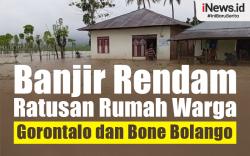 Infografis Banjir Rendam Ratusan Rumah Warga di Gorontalo dan Bone Bolango