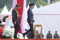 Presiden Jokowi Jadi Inspektur Upacara HUT ke-78 Bhayangkara