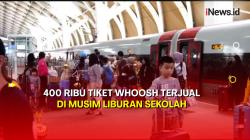 400 Ribu Tiket Kereta Cepat Whoosh Terjual di Musim Liburan Sekolah